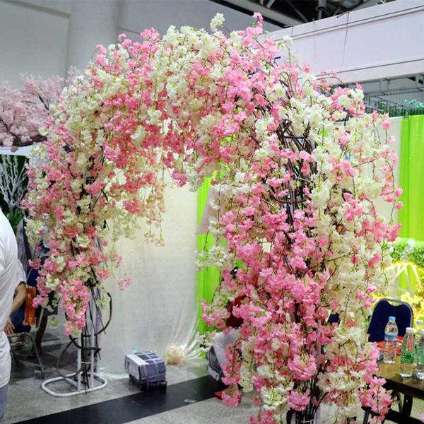 120 heads vertical silk artificial cherry blossom valentines day gift wedding decor cherry trees fake flower bouquet
120 heads vertical silk artificial cherry blossom valentines day gift wedding decor cherry trees fake flower bouquet