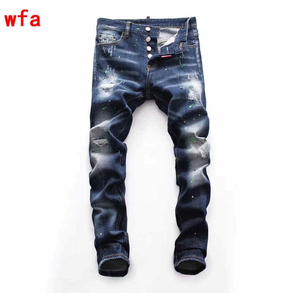 f.n.jack men jeans fashion mens slim jeans man casual ripped pants moto male pant button denim, Blue
f.n.jack men jeans fashion mens slim jeans man casual ripped pants moto male pant button denim, Blue