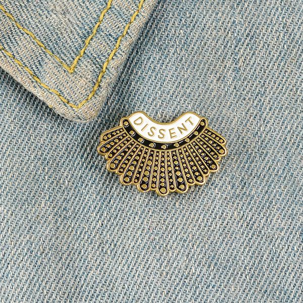 dissent enamel pin custom black brooches shirt lapel bag ruth bader ginsburg badge female justice rbg jewelry gift, Gray
dissent enamel pin custom black brooches shirt lapel bag ruth bader ginsburg badge female justice rbg jewelry gift, Gray