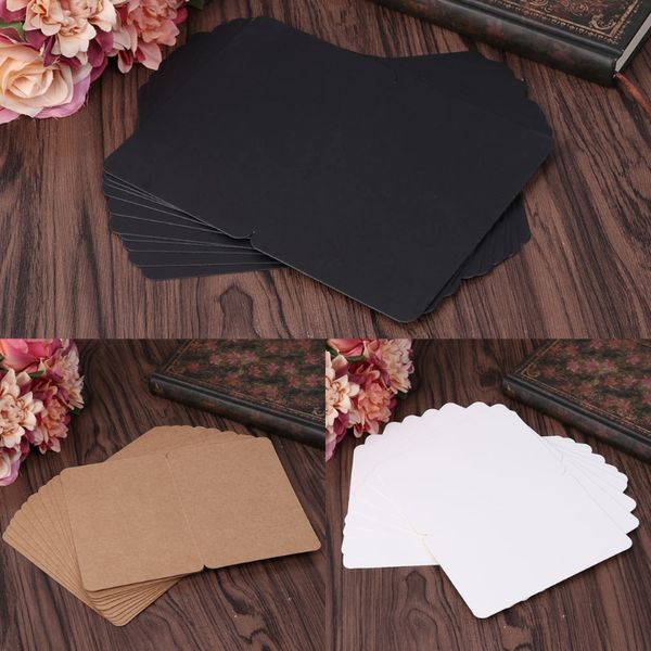 10pcs blank folding kraft paper cards greeting card christmas wedding crafts d08d
10pcs blank folding kraft paper cards greeting card christmas wedding crafts d08d