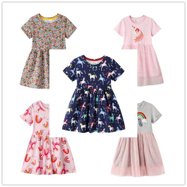 2020 children clothing summer girl dress cotton short-sleeved stitching yarn skirt floral princess dress pink unicorn, Red;yellow
2020 children clothing summer girl dress cotton short-sleeved stitching yarn skirt floral princess dress pink unicorn, Red;yellow