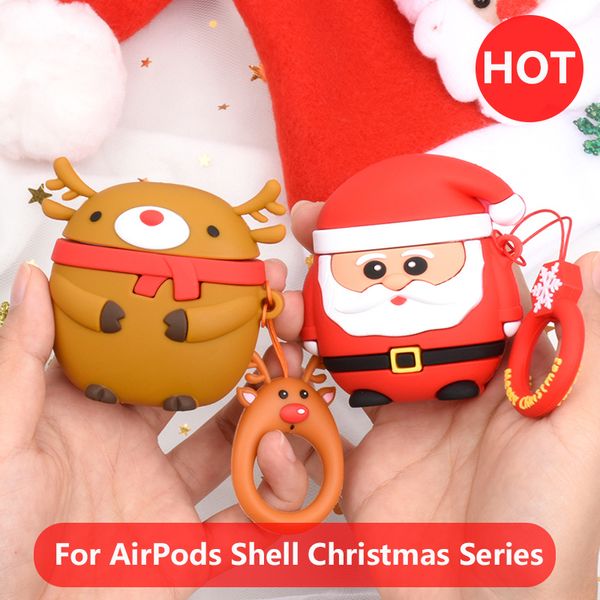 for airpods1 2 protective sleeve cartoon silicone christmas gift cute christmas tree elk santa claus bluetooth headset box drop
for airpods1 2 protective sleeve cartoon silicone christmas gift cute christmas tree elk santa claus bluetooth headset box drop
