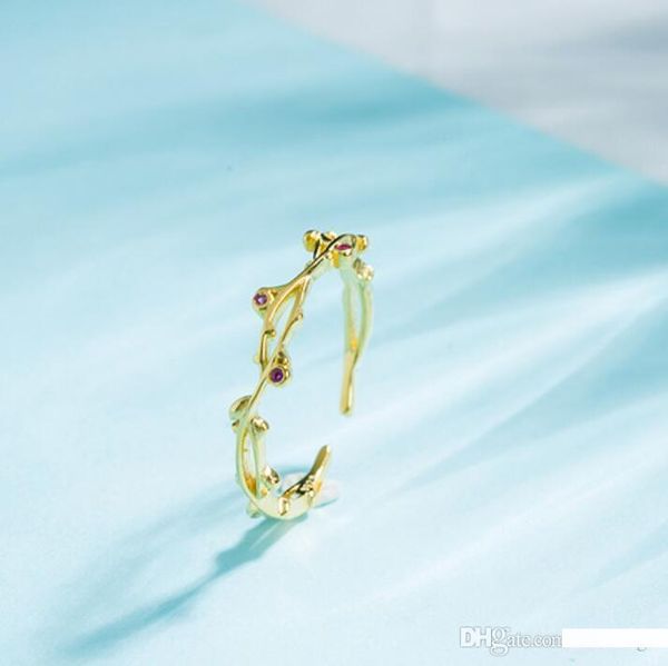 luxury jewelry s925 sterling silver rings the leaves of branches open band rings for women fashion
luxury jewelry s925 sterling silver rings the leaves of branches open band rings for women fashion