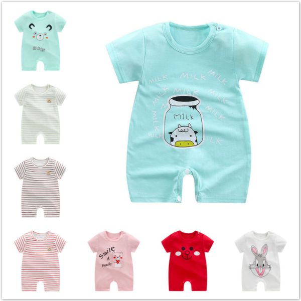 newborn baby rompers 2020 short sleeve 100%cotton summer infant overalls clothes print roupas baby boys girls jumpsuit costumes, Blue
newborn baby rompers 2020 short sleeve 100%cotton summer infant overalls clothes print roupas baby boys girls jumpsuit costumes, Blue