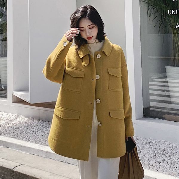 autumn tcyeek winter coat women wool coat female long jackets korean spring fashion sided woolen clothes pink overcoat b19y05064, Black
autumn tcyeek winter coat women wool coat female long jackets korean spring fashion sided woolen clothes pink overcoat b19y05064, Black