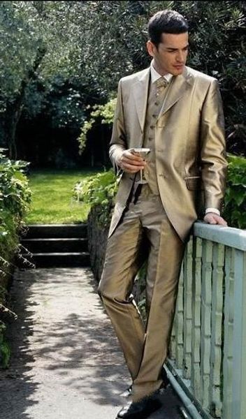 golden wedding tuxedos slim fit suits for men groomsmen suit three pieces prom formal suits (jacket+pants+vest+tie) 008, Black;gray
golden wedding tuxedos slim fit suits for men groomsmen suit three pieces prom formal suits (jacket+pants+vest+tie) 008, Black;gray