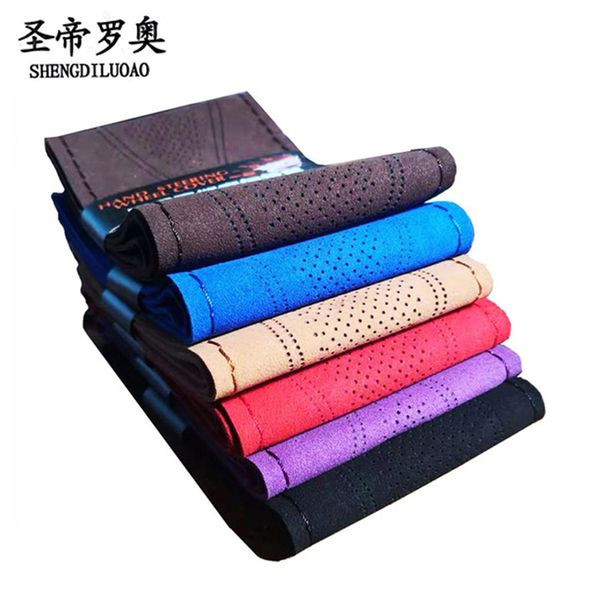 punching microfiber suede leather 38cm diy car steering wheel cover comfortalbe handle feel with needle interior accessories
punching microfiber suede leather 38cm diy car steering wheel cover comfortalbe handle feel with needle interior accessories