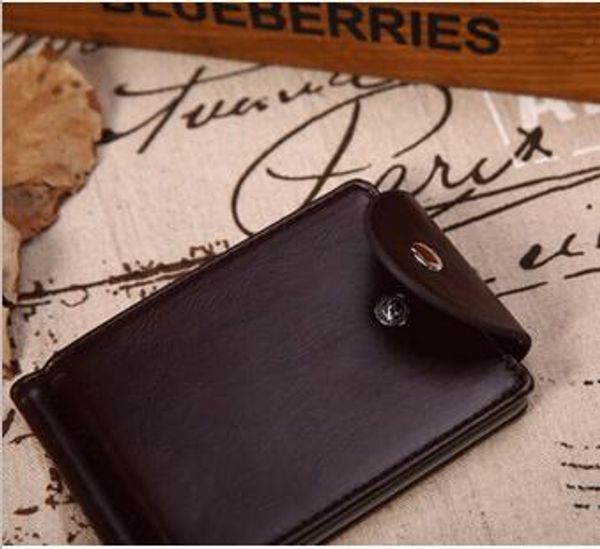 high-grade pu wallet fashion short paragraph buckle us money folder documents bag korean version of retro men's wallet, Brown;gray
high-grade pu wallet fashion short paragraph buckle us money folder documents bag korean version of retro men's wallet, Brown;gray