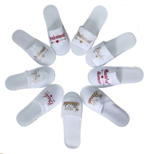 2pcs/pair team bride slippers for bachelorette party supplies bridal shower wedding decoration p props bridesmaid gift-s
2pcs/pair team bride slippers for bachelorette party supplies bridal shower wedding decoration p props bridesmaid gift-s