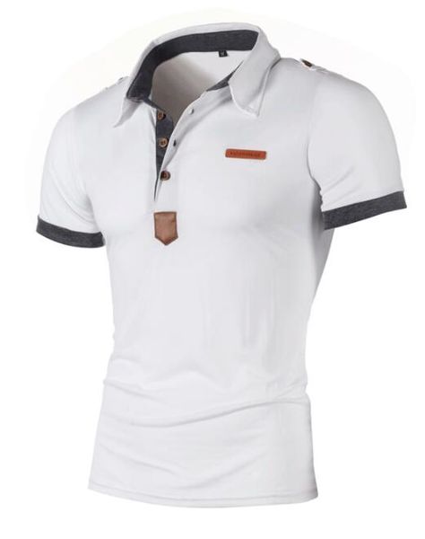 mens casual shirts summer male designer tshirts short sleeved hommes tees, White;black
mens casual shirts summer male designer tshirts short sleeved hommes tees, White;black