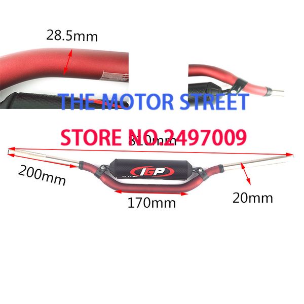 general igp cross country motorcycle dual variable diameter handlebar pipe anti knock general
general igp cross country motorcycle dual variable diameter handlebar pipe anti knock general