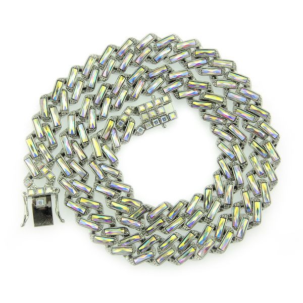 men hip hop colorful diamond geometric square cuban necklace iced out tennis chain silver/gold color men chain fashion jewelry1
men hip hop colorful diamond geometric square cuban necklace iced out tennis chain silver/gold color men chain fashion jewelry1
