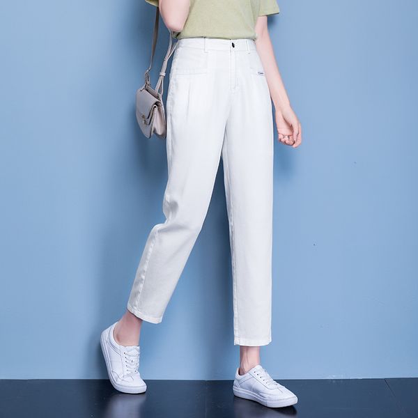 2020 summer new tianshi korean fashion casual slim mid waist 9-point harun small leg jeans 9338, Blue
2020 summer new tianshi korean fashion casual slim mid waist 9-point harun small leg jeans 9338, Blue