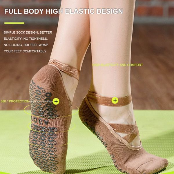 women bandage yoga socks anti-slip quick-dry damping pilates ballet socks good grip for men&women cotton, Black
women bandage yoga socks anti-slip quick-dry damping pilates ballet socks good grip for men&women cotton, Black