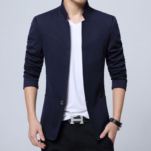 men clothes 2018 england style cotton 5xl blazer mandarin collar americana hombre blazers men suits silm fit casual blazer homme, White;black
men clothes 2018 england style cotton 5xl blazer mandarin collar americana hombre blazers men suits silm fit casual blazer homme, White;black