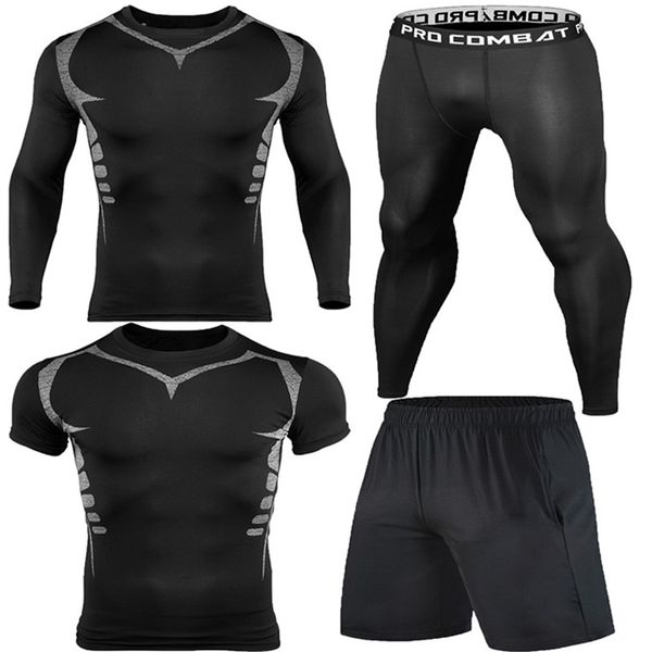 4шт / комплект мужской костюм одежда tracksuit gym фитнес compression спорт бег бег спортивная одежда упражнение тренировки колготки, Gray
4шт / комплект мужской костюм одежда tracksuit gym фитнес compression спорт бег бег спортивная одежда упражнение тренировки колготки, Gray