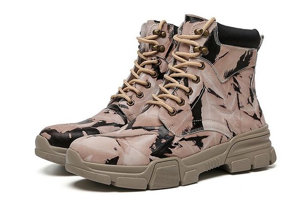 women winter ankle boots men casual shoes lace-up autumn leather waterproof work tooling mens boots military army botas 35-47, Black
women winter ankle boots men casual shoes lace-up autumn leather waterproof work tooling mens boots military army botas 35-47, Black