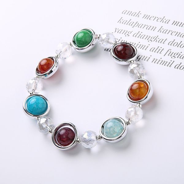 bracelet luxury designer jewelry women bracelets natural stone beads charm sea serials bracelet iced out bracelet ne984, Golden;silver
bracelet luxury designer jewelry women bracelets natural stone beads charm sea serials bracelet iced out bracelet ne984, Golden;silver