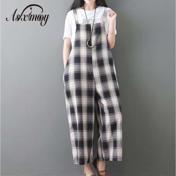 rompers womens jumpsuit summer spring plaid cotton linen wide leg cargo pants trousers overalls jumpsuits for women pantalon, Black;white
rompers womens jumpsuit summer spring plaid cotton linen wide leg cargo pants trousers overalls jumpsuits for women pantalon, Black;white