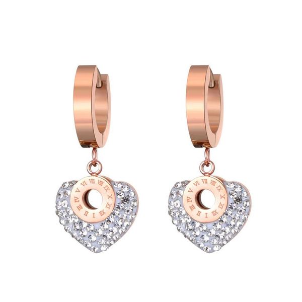 trendy roman numerals titanium stainless steel white/black clay crystal love heart hoop earrings for women girls e19135, Golden;silver
trendy roman numerals titanium stainless steel white/black clay crystal love heart hoop earrings for women girls e19135, Golden;silver