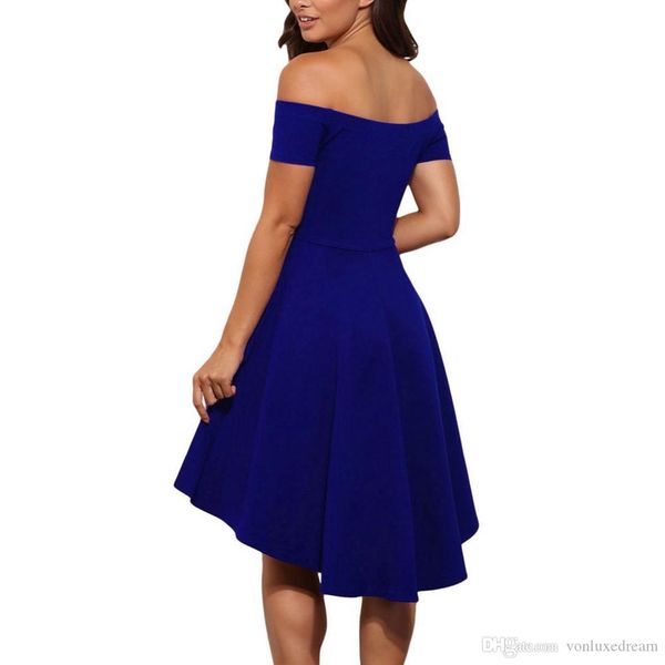 summer women party dress off the shoulder casual short sleeve high low skater cocktail dresses, Black
summer women party dress off the shoulder casual short sleeve high low skater cocktail dresses, Black