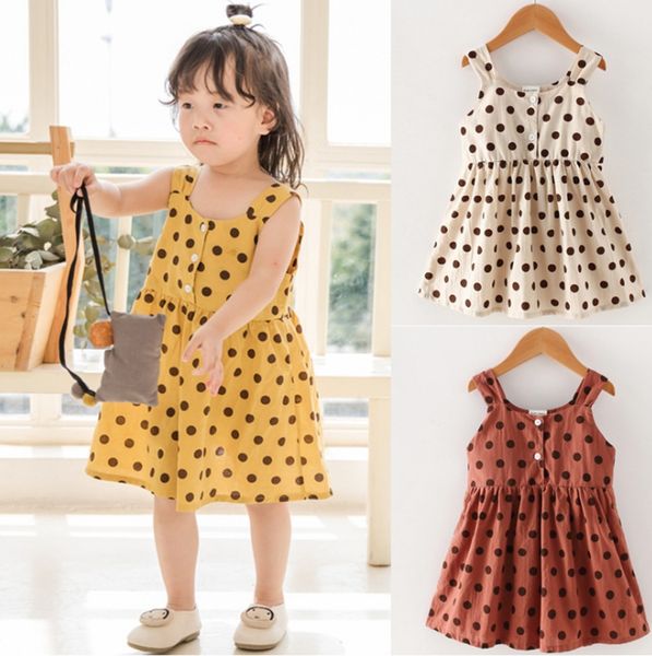 kids designer clothes dot girls vest dress cotton suspender princesse dresses sleeveless girl beach dress summer kids clothing dhw3426, Red;yellow
kids designer clothes dot girls vest dress cotton suspender princesse dresses sleeveless girl beach dress summer kids clothing dhw3426, Red;yellow
