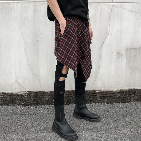 2019 summer men casual plaid short skirt pants fashion trousers stage costumes high street hip hop dancing pant male, Black
2019 summer men casual plaid short skirt pants fashion trousers stage costumes high street hip hop dancing pant male, Black