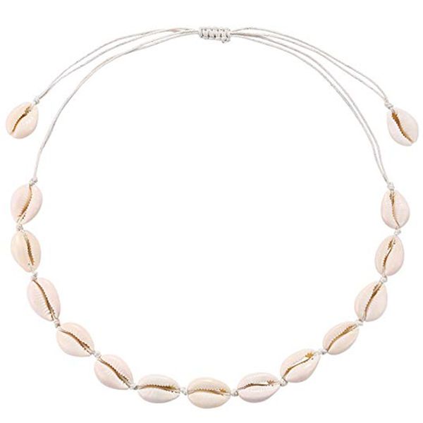 natural shell necklace bohemian hawaiian shell necklace hand adjustable summer lady sweet temperament beach jewelry, Silver
natural shell necklace bohemian hawaiian shell necklace hand adjustable summer lady sweet temperament beach jewelry, Silver