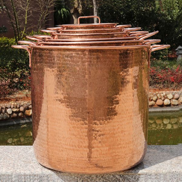100% pure copper soup pot stew pot bucket kitchen cookware gas stove induction cooker cooking tool rice oil drum commercial pan
100% pure copper soup pot stew pot bucket kitchen cookware gas stove induction cooker cooking tool rice oil drum commercial pan