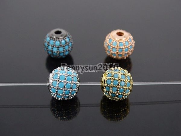 zircon gems stones pave tur-quoise round ball bracelet connector charm spacer beads 8mm silver gunmatel 10pcs/pack, Golden;silver
zircon gems stones pave tur-quoise round ball bracelet connector charm spacer beads 8mm silver gunmatel 10pcs/pack, Golden;silver