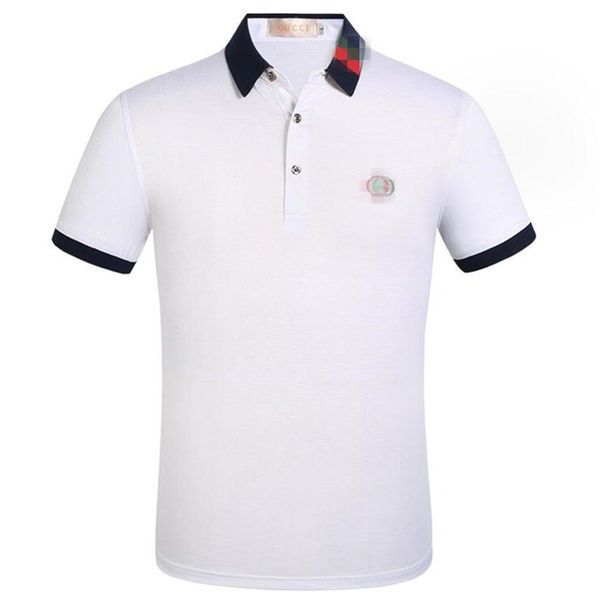2020 designer brand polo shirt men t shirts luxury mens polos gûccì floral embroidery high street fashion famous print men the head polos, White;black
2020 designer brand polo shirt men t shirts luxury mens polos gûccì floral embroidery high street fashion famous print men the head polos, White;black
