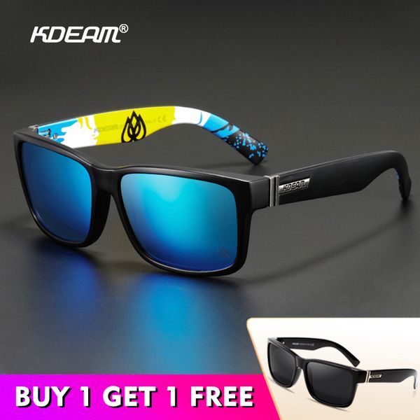 kdeam sport men sunglasses polarized customized sun glasses outdoor driving shades with box buy one get on free, White;black
kdeam sport men sunglasses polarized customized sun glasses outdoor driving shades with box buy one get on free, White;black