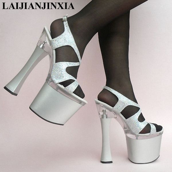 laijianjinxia new comfortable thick heel shoes glitter high-heeled sandals 18cm spool heels high-heeled shoes stiletto, Black
laijianjinxia new comfortable thick heel shoes glitter high-heeled sandals 18cm spool heels high-heeled shoes stiletto, Black