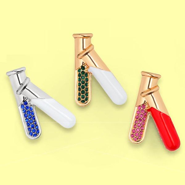 3 color tube brooches science chemistry laboratory enamel lapel pins denim jeans shirt bag cartoon jewelry gift, Gray
3 color tube brooches science chemistry laboratory enamel lapel pins denim jeans shirt bag cartoon jewelry gift, Gray