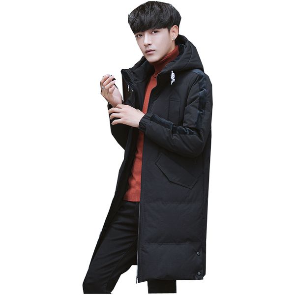new style thick winter down jacket men brand-clothing hooded long warm white duck down coat male quality ar8832, Black
new style thick winter down jacket men brand-clothing hooded long warm white duck down coat male quality ar8832, Black