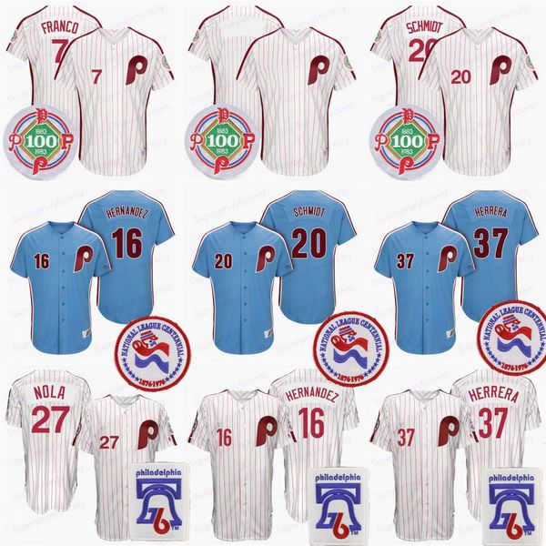 Phillies 1976 Throwback jerseys Men 49 Jakearrieta 17 Hoskins 26 McCutchen 28 Velasquez 7 Franco 16 ernandez Phillies 1986 100th path Jersey
Phillies 1976 Throwback jerseys Men 49 Jakearrieta 17 Hoskins 26 McCutchen 28 Velasquez 7 Franco 16 ernandez Phillies 1986 100th path Jersey