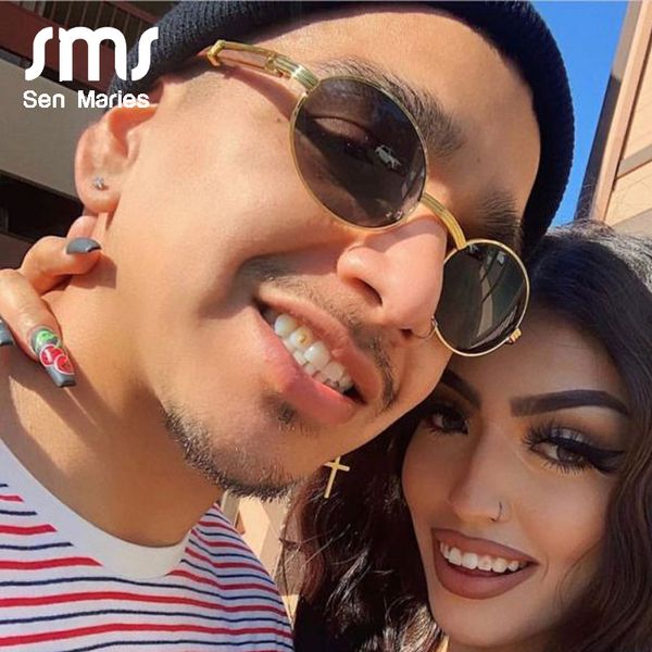 fashion oval sunglasses women 2019 vintage small round metal frame sun glasses yellow pink lens men steampunk eyeglasses shades, White;black
fashion oval sunglasses women 2019 vintage small round metal frame sun glasses yellow pink lens men steampunk eyeglasses shades, White;black