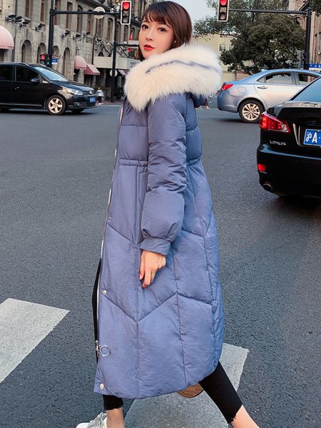 woman back season special selling winter 2019 cotton-padded clothes cotton-padded jacket easy long fund overknee loose coat, Black
woman back season special selling winter 2019 cotton-padded clothes cotton-padded jacket easy long fund overknee loose coat, Black