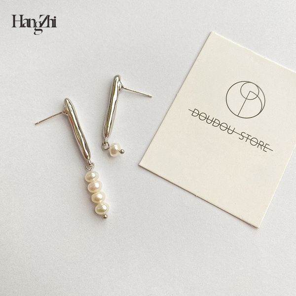 hangzhi 2020 new s925 simple asymmetric french retro natural baroque pearl earrings for women girl party travel jewelry gift, Silver
hangzhi 2020 new s925 simple asymmetric french retro natural baroque pearl earrings for women girl party travel jewelry gift, Silver
