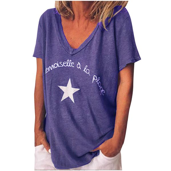 muqgew female t-shirt v neck letter print mid-length shirt short sleeve t-shirts for women camisetas verano mujer 2019 #6040, White
muqgew female t-shirt v neck letter print mid-length shirt short sleeve t-shirts for women camisetas verano mujer 2019 #6040, White