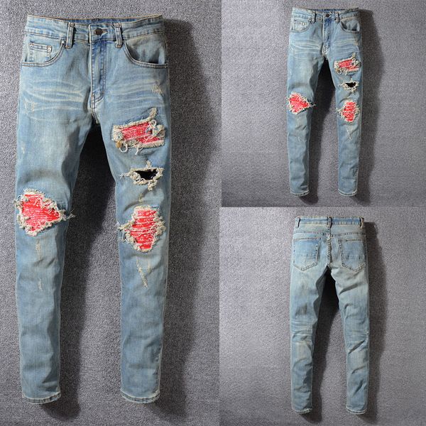 2019 summer new men jeans,patchwork casual pants slim fit brand streetwear stretch biker jeans men,hole red color, Blue
2019 summer new men jeans,patchwork casual pants slim fit brand streetwear stretch biker jeans men,hole red color, Blue