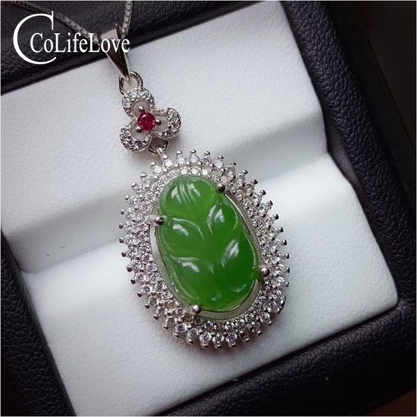 colife jewelry chinese style jade leaf pendant for daily wear 10mm*14mm natural jade silver pendant 925 silver jewelry
colife jewelry chinese style jade leaf pendant for daily wear 10mm*14mm natural jade silver pendant 925 silver jewelry