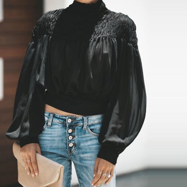 women fashion turtleneck blouse crop long lantern sleeve chiffon women's blouse white shirt femme blusa street wear clothing xl
women fashion turtleneck blouse crop long lantern sleeve chiffon women's blouse white shirt femme blusa street wear clothing xl