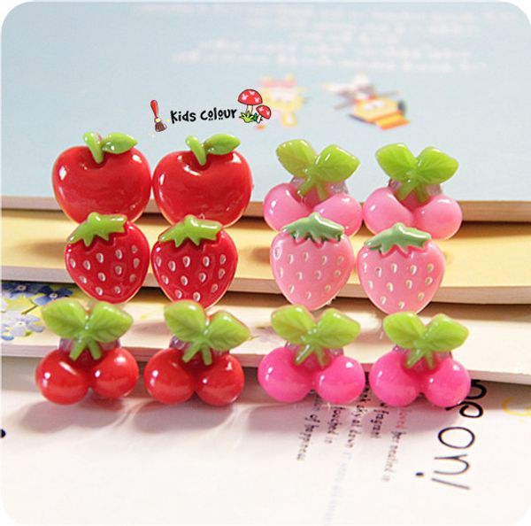 720 new arrival cute cherry/ strawberry/apple ear clips children clip earrings girl resin ear clips fd954, Silver
720 new arrival cute cherry/ strawberry/apple ear clips children clip earrings girl resin ear clips fd954, Silver