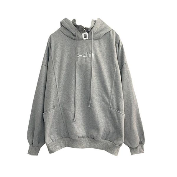 women harajuku oversized hoodies plus velvet thicker zipper hooded sweatshirt letter embroidery warm loose tracksuits long sleeve pullover, Black
women harajuku oversized hoodies plus velvet thicker zipper hooded sweatshirt letter embroidery warm loose tracksuits long sleeve pullover, Black