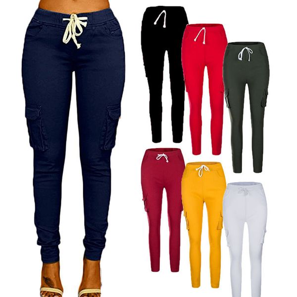 new women's casual high waist cargo trousers ladies leggings jogging pencil pant ladies casual harem tactical pan, Black;white
new women's casual high waist cargo trousers ladies leggings jogging pencil pant ladies casual harem tactical pan, Black;white