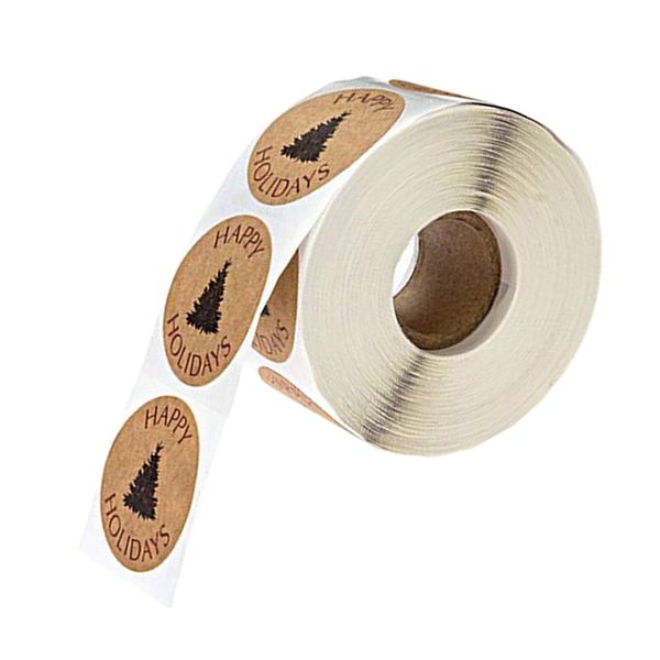 round shape christmas stickers with happy holidays, kraft paper decorative sealing labels, 500 stickers/roll, 1'' diameter (1 roll
round shape christmas stickers with happy holidays, kraft paper decorative sealing labels, 500 stickers/roll, 1'' diameter (1 roll