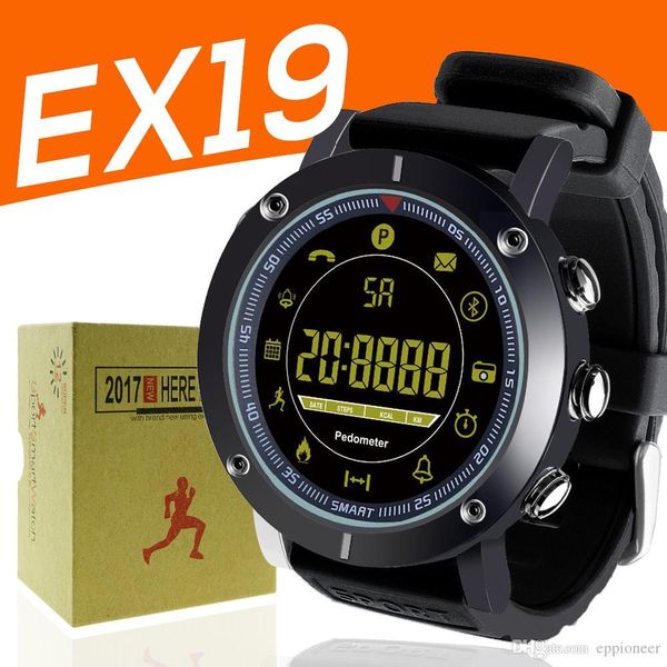 

hope ex19 smart watch 5atm swim waterproof call sms alert pedometer satch fitness tracker smartwatch wristwatch for ios android iphone