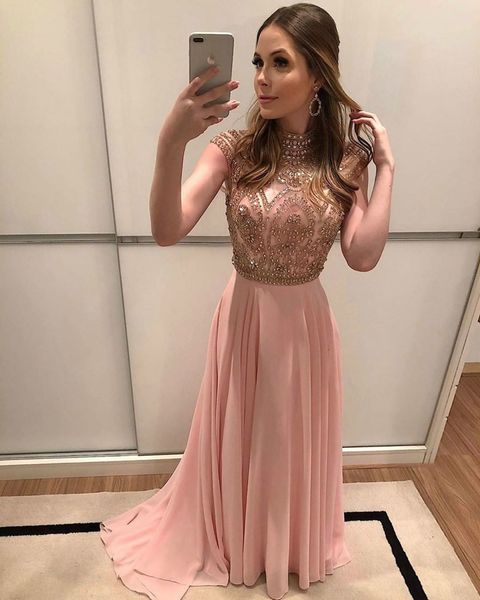 2020 arabic aso ebi luxurious beaded crystals prom dresses chiffon high neck evening dresses formal party second reception gowns zj255, Black;red
2020 arabic aso ebi luxurious beaded crystals prom dresses chiffon high neck evening dresses formal party second reception gowns zj255, Black;red