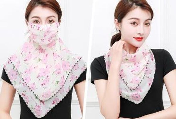 women designer sunscreen mask neck guard women changeable scarf female face mask cover face chiffon printing mask, Silver
women designer sunscreen mask neck guard women changeable scarf female face mask cover face chiffon printing mask, Silver